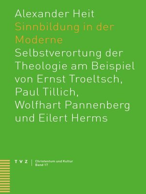 cover image of Sinnbildung in der Moderne